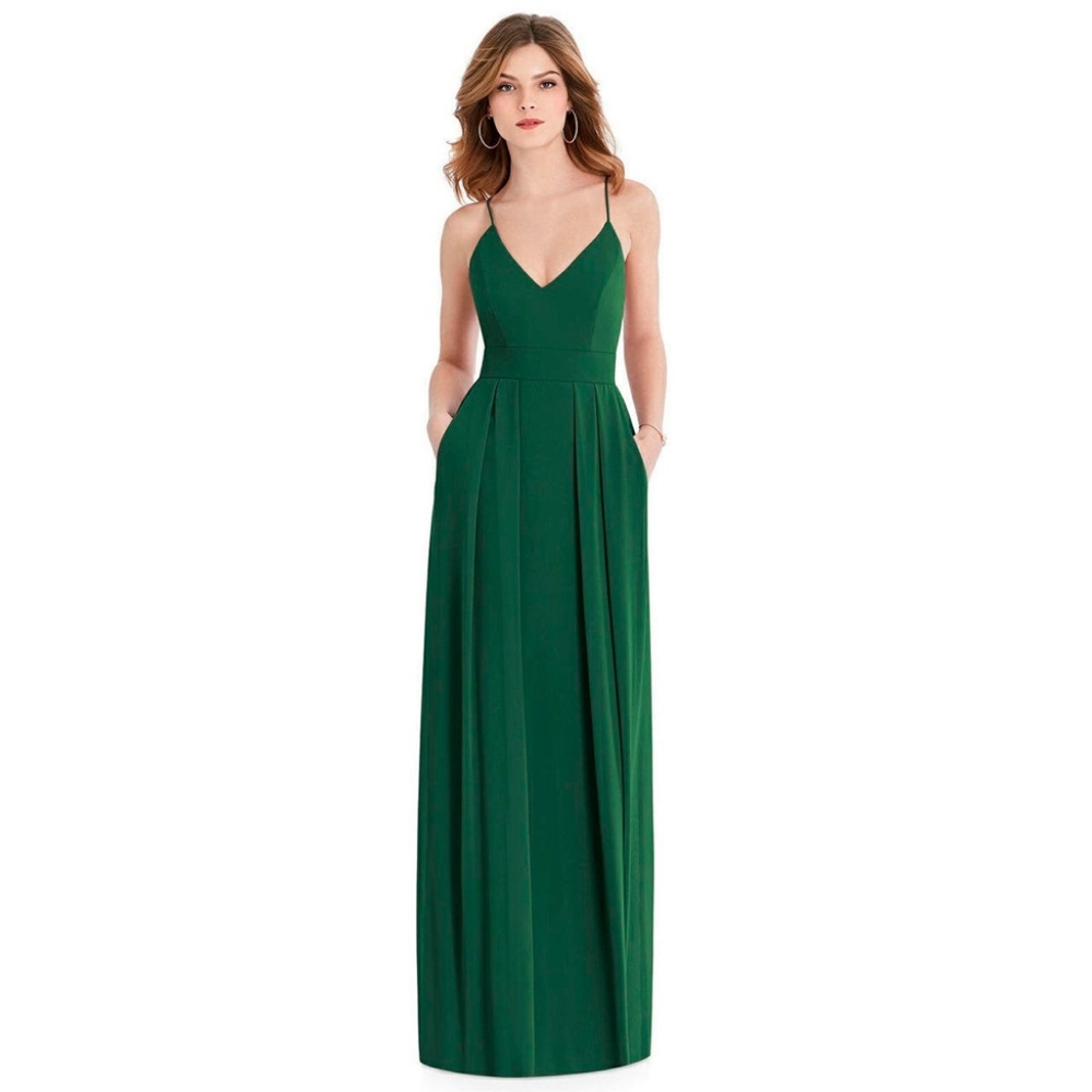NWT After Six Hampton GreenMaxi Dress Size 00